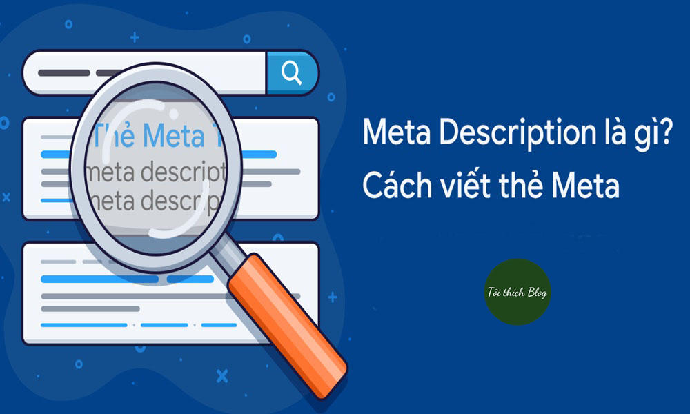 Meta Description là gì? 2 Meta Description là một đoạn văn ngắn, thường khoảng 155-160 ký tự, dùng để mô tả nội dung chính của một trang web. Nó xuất hiện dưới tiêu đề trang trên kết quả tìm kiếm của Google và giúp người dùng hiểu trang web đó nói về điều gì trước khi họ nhấp vào